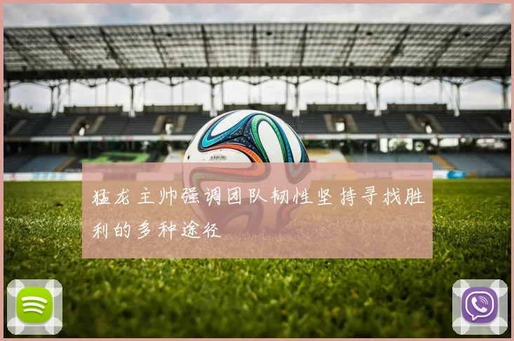 猛龙主帅强调团队韧性坚持寻找胜利的多种途径